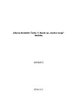 Referāts 'Jehovas liecinieki: Čārlzs T.Rasels un "Sardzes torņa" biedrība', 1.