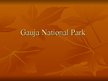 Prezentācija 'Gauja National Park', 1.