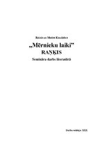 Referāts '"Mērnieku laiki", Raņķa tēla anlīze', 1.
