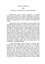 Eseja 'Etiķete - ikdienas nepieciešamība vai novecojošs aizspriedums', 1.