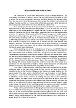 Eseja 'Why Higher Education Should Be Free in Latvia', 1.