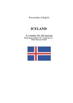 Referāts 'A Country for All Seasons - Iceland', 1.