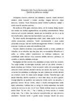 Eseja 'Sievietes tēls Paula Bankovska stāstā "Zeltītā klusēšanas nedēļa"', 1.