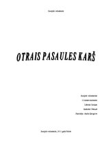 Referāts 'Otrais pasaules karš', 1.