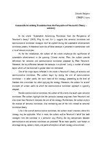 Konspekts 'Automobile Advertising Translation from the Perspective of Newmark’s Theory', 1.