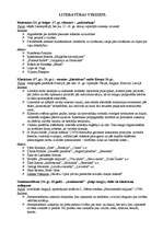 Konspekts 'Literatūras virzieni', 1.