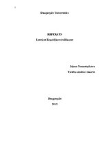 Referāts 'Latvijas Republikas civillikums', 1.