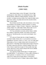 Konspekts 'Jēkabs Kazāks', 1.