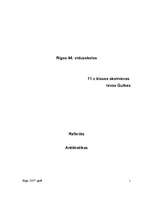 Referāts 'Antibiotikas un to atklāšanas vēsture', 1.