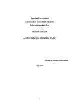 Prakses atskaite 'Informācijas sistēmu vide Cēsu pilsētas domē', 1.