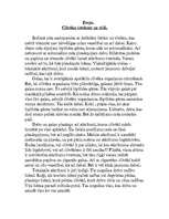 Eseja 'Cilvēku ietekme uz vidi', 1.