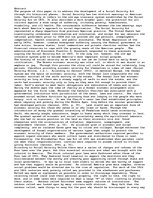 Eseja 'Social Security', 1.