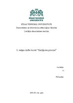 Konspekts 'Pirmais mājas darbs kursā "Gadījuma procesi"', 1.
