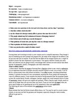 Konspekts 'Different Cultures', 6.