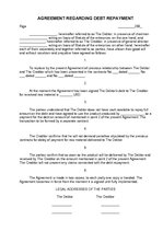 Paraugs 'Agreement Regarding Debt Repayment', 1.