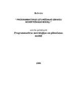 Referāts 'Programmatūras uzturēšanas izmaksu novērtēšanas modeļi', 1.