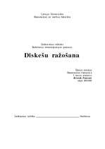 Referāts 'Diskešu ražošana', 1.