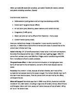 Konspekts 'Environment', 2.