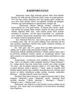 Konspekts 'Raimonds Pauls', 1.