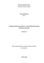 Referāts 'Vipārīgā pētīšanas metode - struktūrfunkcionālā pētīšanas metode', 1.