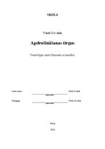 Paraugs 'Apdrošināšanas tirgus Latvijā', 1.