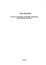 Diplomdarbs 'Laulāto mantisko attiecību tiesiskais regulējums Latvijā', 1.