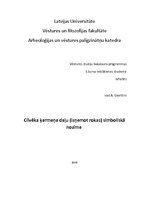 Referāts 'Cilvēka ķermeņa daļu simboliskā nozīme', 1.