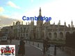Prezentācija 'University of Cambridge', 1.