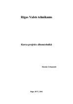 Referāts 'Rotācijas krāsns portlandcementa iegūšanai', 1.