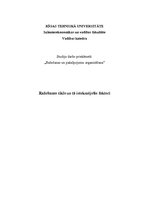 Referāts 'Ražošanas cikls un tā ietekmējošie faktori', 1.