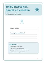 Paraugs 'Sports un veselība', 1.