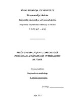 Konspekts 'Preču un pakalpojumu starptautiskā pielāgošana. Finansēšanas un maksājumu metode', 1.