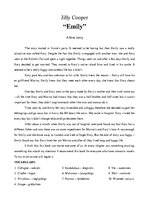 Eseja 'Home Reading. Jilly Cooper "Emily"', 1.