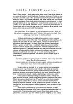 Konspekts 'Ēzopa fabulu analīze', 1.