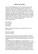 Konspekts 'Metenis jeb Vastlāvis', 1.