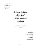 Referāts 'Dziesmu konkursa "Eirovīzija" vēsture un nozīme mūsdienās', 1.