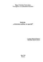 Referāts 'Aukstuma mašīnas un aparāti', 1.
