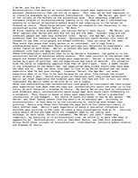 Eseja 'I am me and you are you', 1.