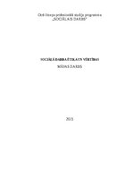 Eseja 'Sociālā darba ētika un vērtības', 1.