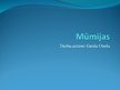 Prezentācija 'Mūmijas', 1.