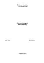 Referāts 'Eksports un imports', 1.