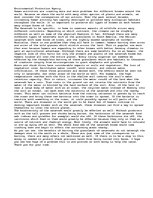 Eseja 'Letter to EPA about the Savanna Biome and why We Need to Protect It', 1.