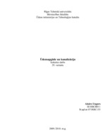 Referāts 'Ūdens apgāde un kanalizācija', 1.
