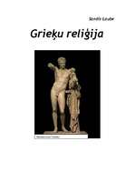 Referāts 'Grieķu reliģija un mitoloģija', 1.