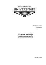 Referāts 'Fankoni anēmija', 1.