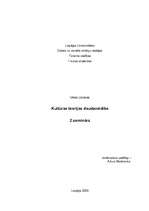 Referāts 'Kultūras teorijas daudzveidība', 1.