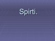 Prezentācija 'Spirti', 1.