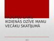 Prezentācija 'Padomju laiku dzīve manu vecāku skatījumā', 1.