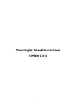 Referāts 'Veneroloģija. Seksuāli transmisīvās slimības', 1.
