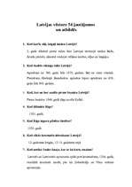 Konspekts 'Latvijas vēsture 54 jautājumos un atbildēs', 1.